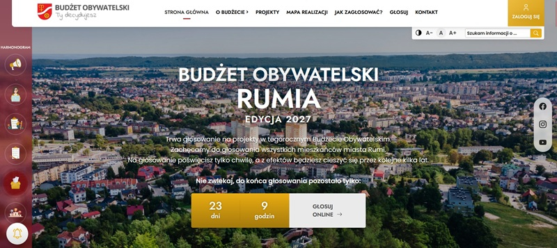 Budżet Obywatelski Rumia 2027 - Głosowanie Ruszyło!
