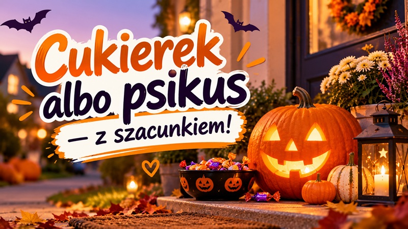 Halloween bez nieporozumień. Prosty sposób, by dzieci i sąsiedzi dobrze się bawili